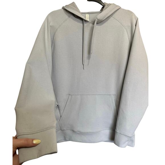 Ten Thousand Midweight Tech Hoodie Pullover Sweatshirt Athleisure Gray Size Larg - Picture 4 of 12